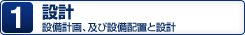1.設計 設備計画、及び設備配置と設計
